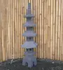 Product image 1 of the product “Japanese style Garden Lantern, made from Andesit Stone. Multipart. 130 cm Height, Roof is 40 cm width. ”